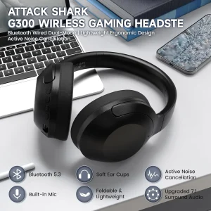 ATTACK SHARK G300 Wireless Headphones