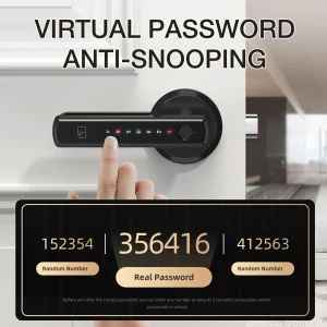 Smart lock fingerprint app control